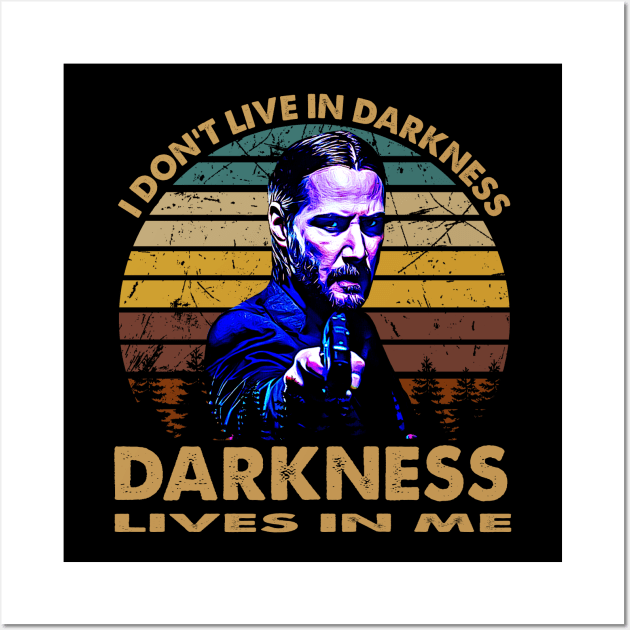 I dont live in darkness art gift movie fans Wall Art by Madisen Harvey